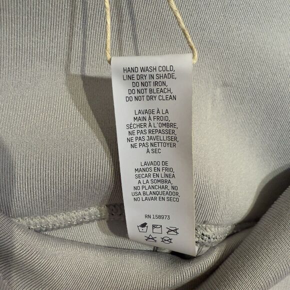 SKIMS‎ SPORT SWIM LONG PANT CHM SW-PNT-0073 CHROME GRAY Sz XXS NWT - Picture 11 of 16